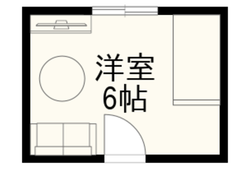 6畳　長方形　横長